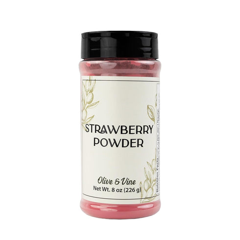 Olive & Vine Strawberry Powder, Sweet & Fruity, For Smoothies & Baking,