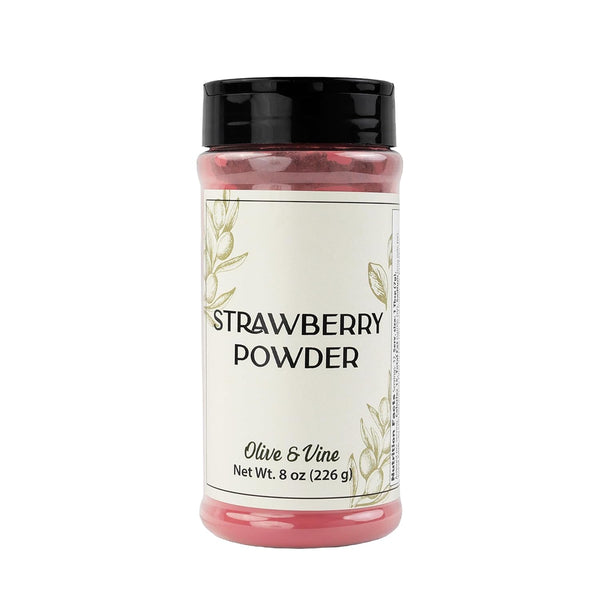 Olive & Vine Strawberry Powder, Sweet & Fruity, For Smoothies & Baking,