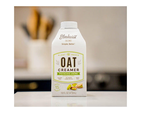 16 Oz Elmhurst, Creamer Oat Pistachio, Fl