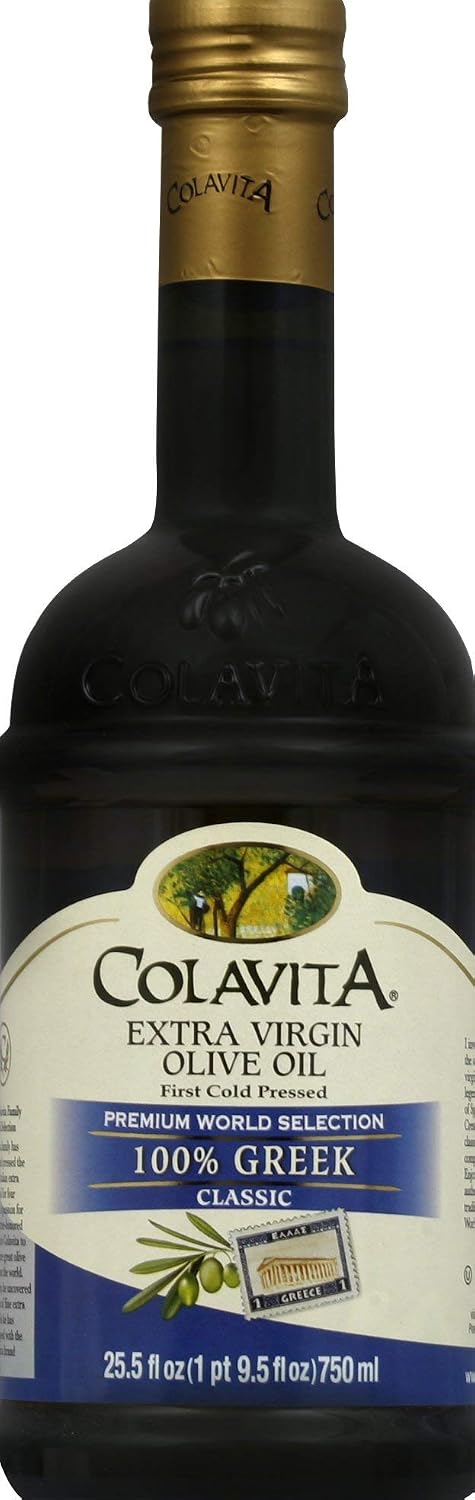 Colavita Extra Virgin Olive Oil, 100% Greek Classic, 25.5 fl oz