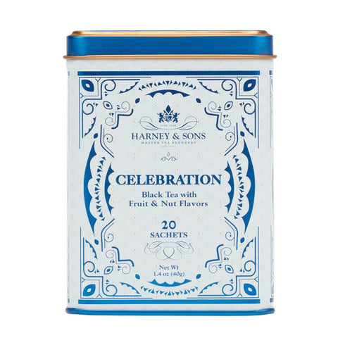 20 Harney & Sons CELEBRATION Tea ct Sachet TIn