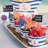 24 Pcs Nautical Theme Glitter Cupcake Picks, Cupcake Toppers for Decoration Party Favors