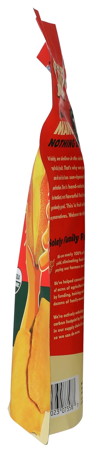 14 Solely, Mango Halves Dried Organic, Ounce