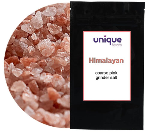 Unique Flavors Himalayan Pink Coarse Ancient Sea Salt 6.5 oz Refill Bag