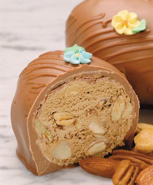 8 Philadelphia Candies Maple Nut Easter Egg, Milk Chocolate Ounce Gift Box