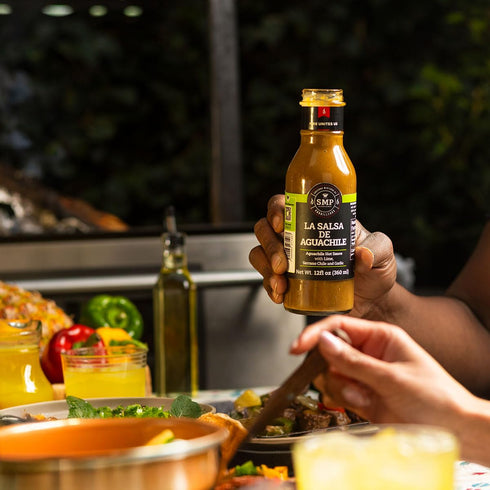 12 oz SMP La Salsa de Aguachile Butter-Soy Serrano Chili Dressing & Marinade with Bright Lime; Creamy, Tangy Flavor