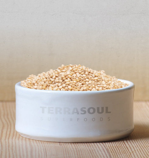 4 Lbs Terrasoul Superfoods Organic White Quinoa, - Whole Grain | Pre-washed | Gluten-free | Plant Protein | Fiber