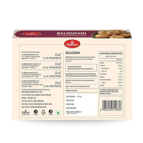 Haldiram's 400 1 Balushahi g X Box