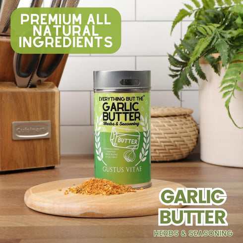 GLP-1 Everything But The Garlic Butter Herbs & Seasoning | Gourmet Seasoning, Artisanal Spice Blend | All Natural, Non
