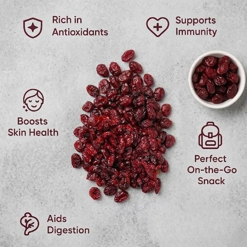 Generic 200 Gram,100% Dried Cranberry, Pure Dried Fruit, Berries, High Nutrient And Antioxidant No Added Preservatives.