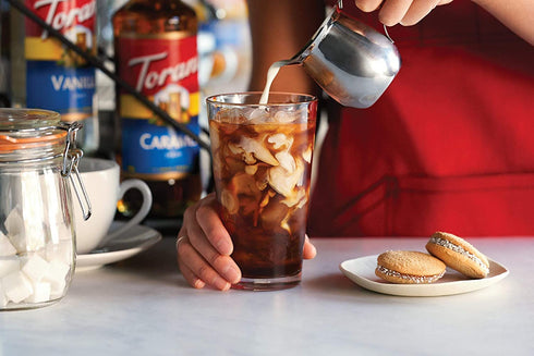 25.4 Almond Orgeat Syrup for Coffee Ounces Coffee Flavoring for Drinks with Jimoco Pump