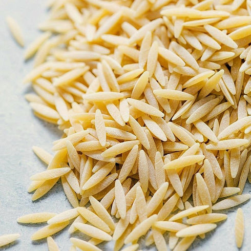 100% 5 lb. Orzo Pasta Noodles | Durum Semolina Flour | Made in America | by Dasher's Spice & Beans |