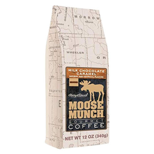 Moose Munch Gourmet Coffee by Harry & David, Milk Chocolate Caramel Flavored