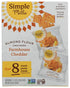 SIMPLE MILLS Farmhouse Cheddar Crackers Snack Pack 8ct, 0.8 OZ