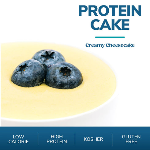 WonderSlim Protein Cake, Creamy Cheesecake, Gluten Free, 12g Protein (7ct)
