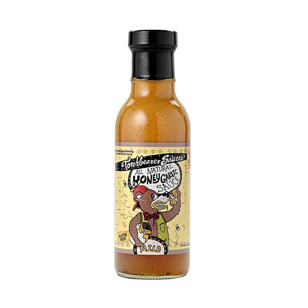 Torchbearer Sauces Honey Garlic Wing Sauce, 12 Fl Oz - Heat level: