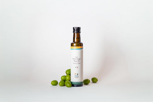 VitaBlu 250ml 771 24/25 Mediterranean Sardinian Organic Extra Virgin Olive Oil High Polyphenols mg/kg New Harvest