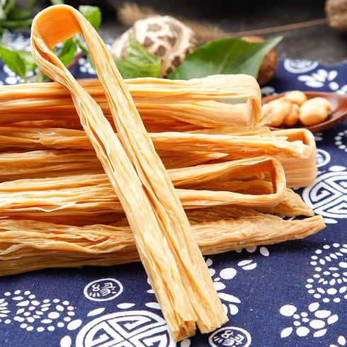 ZAYEMAIBUHAO 17.61 oz Dried Beancurd Sticks, Asian Tofu Yuba, Good Source Of Protein, Non-GMO, Vegan, Great Gourmet