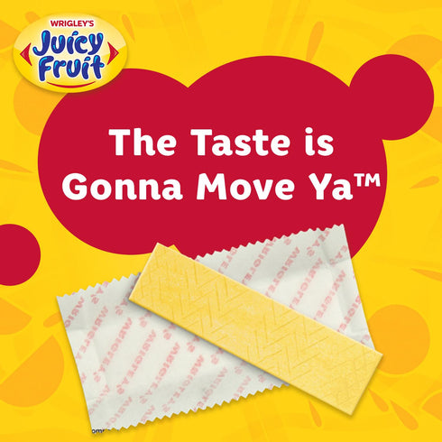 Juicy Fruit Gum 45 Count, 3 Packs, , Original Chewing Gum, Bulk Candy Individually Wrapped, Bulk