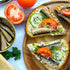 4.23 (120g) (Pack 12) Riga Gold Smoked Brisling Sardines in Olive Oil Clear Top ounces