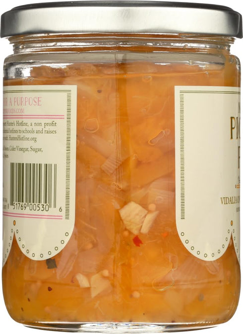 Pickled Pink Foods 16 Oz , Relish Peach Vidala Onion, Fl