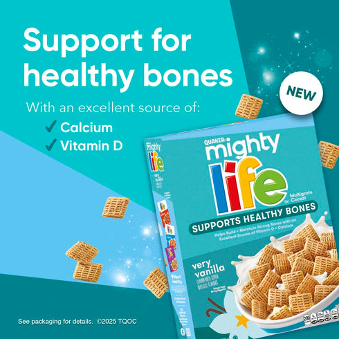 3 Pack (3 Pack) Quaker Mighty Life Multigrain Breakfast Cereal, Flavor Variety
