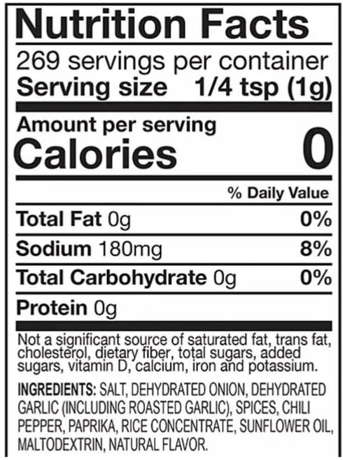 GOKUL BRANDS (9.5 oz.) 2 Pack Woodfired Garlic Powder Seasoning - Gluten Free, NON-GMO, No Added MSG, Made in USA