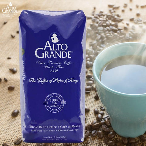 2 Lbs (Pack 1) Alto Grande Premium Coffee Whole Bean