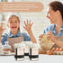 Olnverath 9pcs Set,3 Cover,3 Thermometer,3 Sourdough Starter Bread Fermentation Feeding Date Band,Sourdough Bread