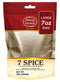 Spicy World Seven Spice Blend 7oz Bag - All Natural, No Additives or Preservatives (7 Premium Quality Mediterranean