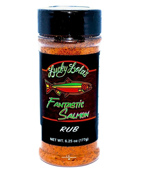 Lucky Lola's Fantastic Salmon Rub - Gourmet All-Natural Dry Rub | Perfect
