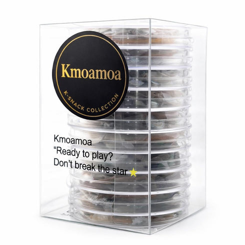 KMOAMOA 10-Pack Set Pack, 10 Korean Dalgona Candy Box Handmade Honeycomb Hard Candy Snack | Traditional Korean Sweet