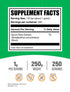 1g 250g (8.8 oz) (Pack 1) BulkSupplements.com Yacon Root Extract Powder - Sugar Substitute, Natural Fiber Sweetener