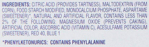 8 (Pack 1) Wylers Light Singles-To-Go Sugar Free Drink Mix, Fruit Punch, CT Per Box