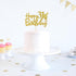 Gold Glitter 31st Birthday Cake Topper - Cheers to 31 Years Party Supplies - Happy 31 Sign Decoration
