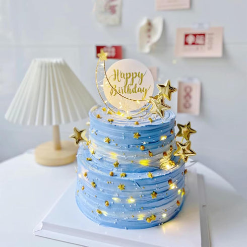Sentovac Gold Star Sprinkles Edible Sugar for Cake Decorating, Halloween, Christmas, Wedding