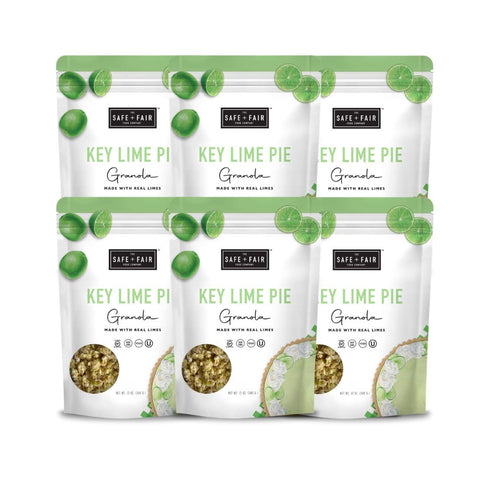 Safe + Fair Key Lime Pie Granola Gluten-Free, Dairy-Free & Vegan Snack