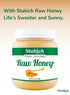 40 Stakich Raw Honey - Pure, Unprocessed, Unheated, Kosher - Ounce