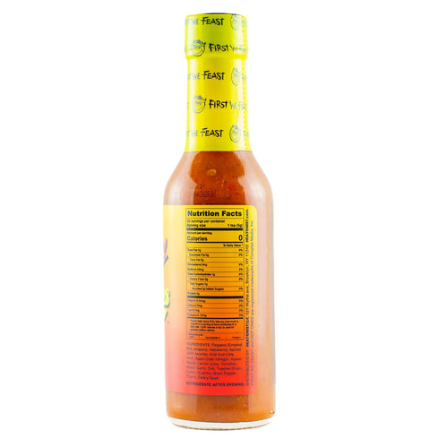 5 oz (3-Pack) Hot Ones Los Calientes Rojo Hot Sauce Made With Natural Ingredients & Spicy Flavors From Smoked Red
