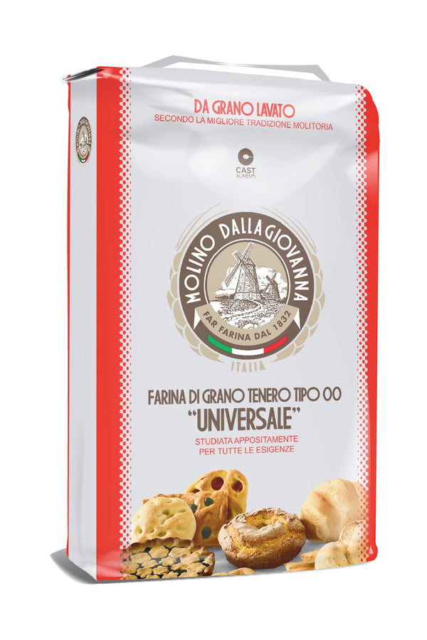 Molino Dallagiovanna All Use Universale Cold Water washed Italian Baking Flour 5kg