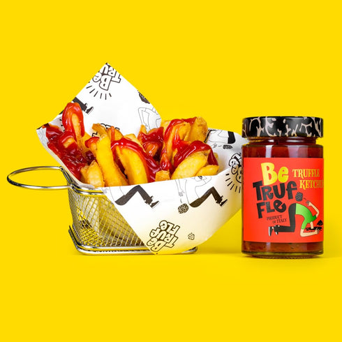 7,5 OZ 200g 100% Be Truffle - Black Truffle Ketchup - - Made in Italy - Vegan, Cholesterol-Free, Gluten-Free