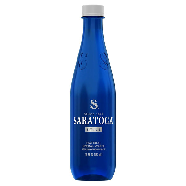 Saratoga Still Spring Water Bottle PET 16 Oz (Pack of 24)