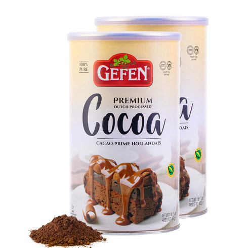 Gefen 100% Pure Premium Dutch Processed Cocoa Powder, 16oz (2 Pack) |