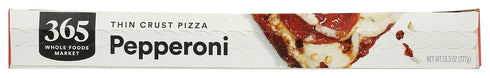 365 by Whole Foods Market 13.3 , Thin Crust Uncured Pepperoni Pizza, Ounce