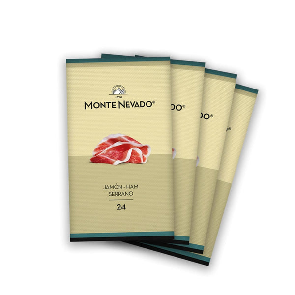 Monte Nevado Serrano Ham Sliced - 3 oz Each, Pack of 4