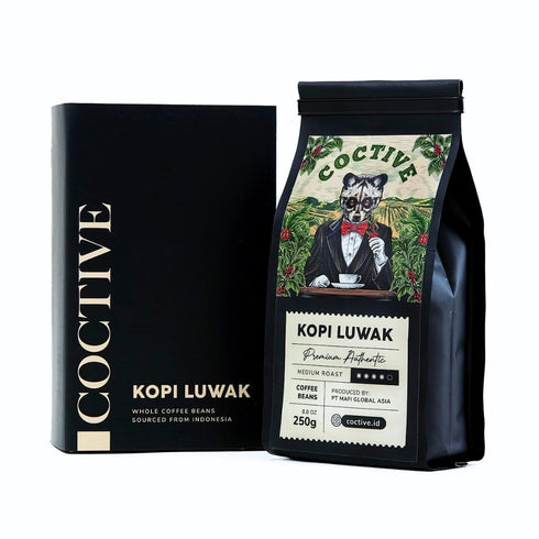 Kopi Luwak Civet Coffee Beans (8.8 oz) - World's Most Expensive Coffee,