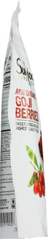 8 oz Sunfood Superfoods Raw Organic Goji Berries - Goji Berry, Sun Dried Wolfberry for Trail Mix, Snack, Smoothie