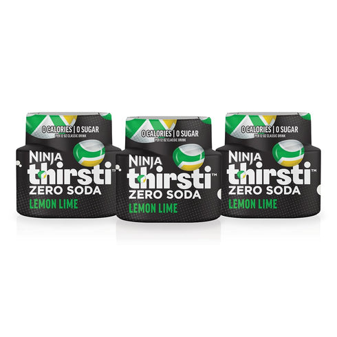 Ninja Thirsti Flavored Water Drops, ZERO SODA Lemon Lime, Classic Soda Flavors,