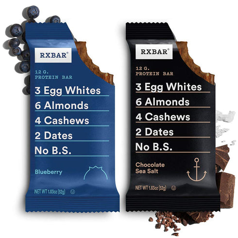 Pack, 2 (24 RXBAR Protein Bar, Variety Flavors Bars)