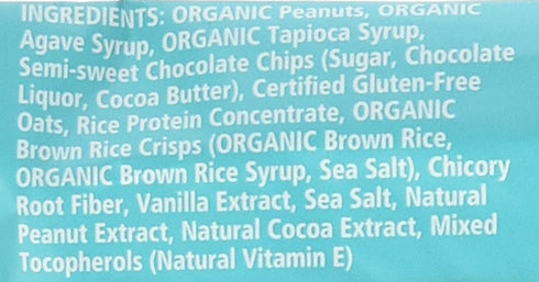 1.76-Ounce (Pack 6) Zing Peanut Butter and Chocolate Chip Gluten Free Bars